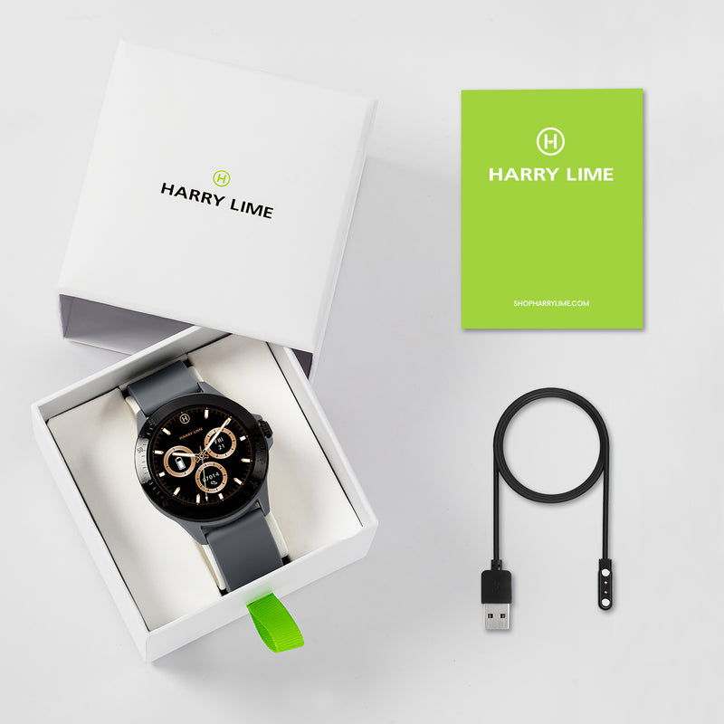 Harry Lime Grey Smart Watch And Earbud Set
