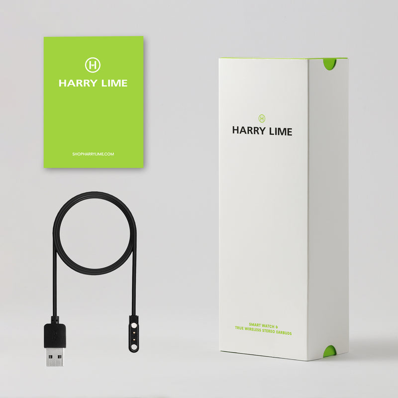 Harry Lime Calling Smart Watch With True Wireless Ear Buds